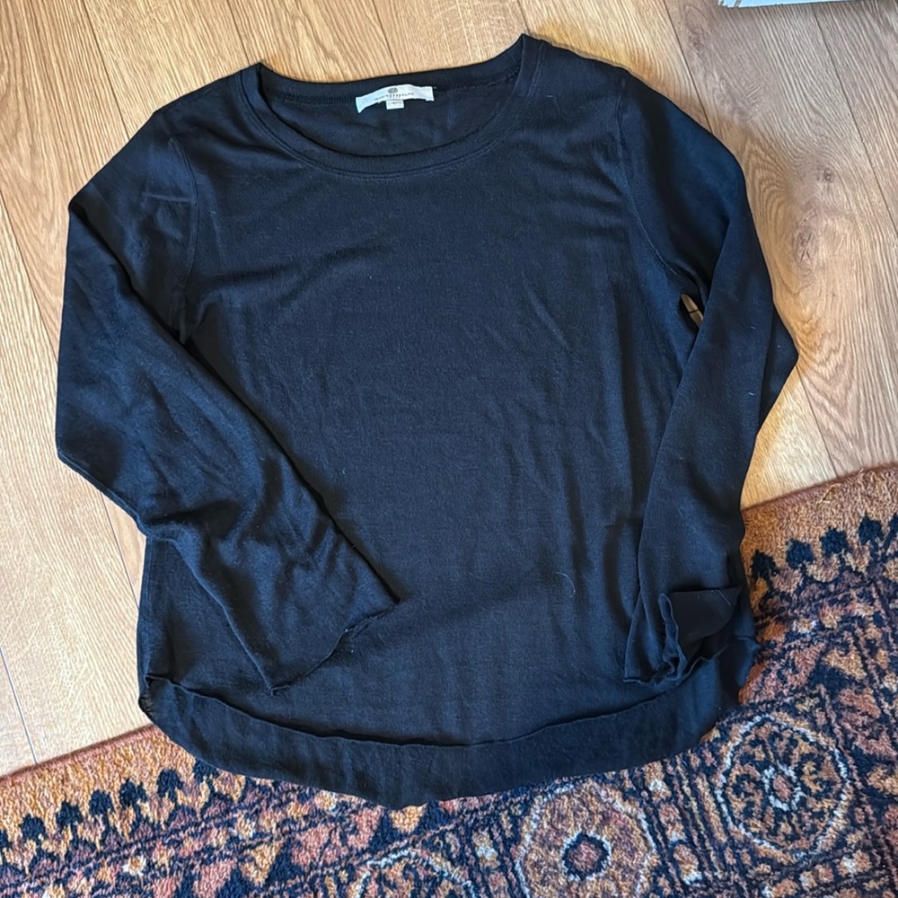 Sheer Long Sleeve Tee